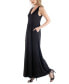 ფოტო #3 პროდუქტის Women's Sleeveless V-Neck Maxi Dress with Pocket Detail