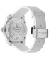 ფოტო #5 პროდუქტის Men's Swiss Dive White Rubber Strap Watch 40mm