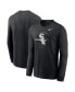 Фото #2 товара Men's Black Chicago White Sox Over Arch Performance Long Sleeve T-shirt