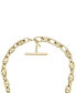 Fossil heritage D-Link Gold-Tone Stainless Steel Anchor Chain Necklace