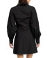 ფოტო #2 პროდუქტის Women's Benedetta Cotton Tie-Waist Shirtdress