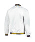 ფოტო #2 პროდუქტის Men's White Golden State Warriors Hardwood Classics Throwback Wordmark Raglan Full-Snap Jacket