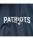 Men's Navy New England Patriots Triumph Fleece Full-Zip Jacket