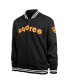 Фото #3 товара 47 Brand Men's Black San Diego Padres Wax Pack Pro Camden Full-Zip Track Jacket