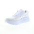 Hoka Bondi 7 1110518-WWH Mens White Canvas Lace Up Athletic Running Shoes