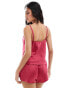 Ann Summers Cerise cami set in vivacious pink