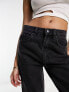 Фото #2 товара JDY high waisted wide leg jeans in dark grey