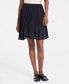 Women's Pleated Pull-On Mini Skirt, Created for Macy's