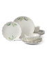 Фото #1 товара French Perle Berry Holly 12 Pc. Dinnerware Set, Service for 4