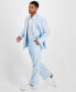 Фото #7 товара Men's Kai Classic-Fit Solid Pleated Suit Pants, Created for Macy's