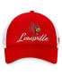 Фото #3 товара Women's Red/White Louisville Cardinals Charm Trucker Adjustable Hat