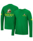 Фото #2 товара Men's Green Oregon Ducks Mossy Oak SPF 50 Performance Long Sleeve T-shirt