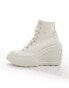 Фото #4 товара Converse Chuck 70 De Luxe Wedge trainer in white