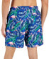 Men's Flamingo Print 7" Swim Trunks, Created for Macy's