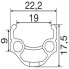 MAVIC XM-119 26´´ 6B Disc MTB rear wheel