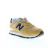 New Balance 574 Rugged ML574DBF Mens Brown Suede Lifestyle Sneakers Shoes