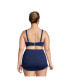 ფოტო #3 პროდუქტის Plus Size Twist Front Underwire Bikini Swimsuit Top Adjustable Straps