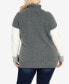 Фото #2 товара Plus Size Riley High Low Sweater