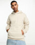 ONLY & SONS heavyweight jersey hoodie in beige Silberleinen, L - фото #3