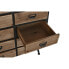 Chest of drawers DKD Home Decor Fir Black Metal Brown (80 x 40 x 95 cm)