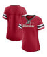 ფოტო #4 პროდუქტის Women's Red Tampa Bay Buccaneers Original State Lace-Up T-shirt