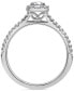 Diamond Halo Bridal Set (1 ct. t.w.) in 14k White Gold