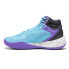 Фото #3 товара Puma Playmaker Pro Mid Basketball Mens Blue Sneakers Athletic Shoes 37790209