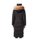 Фото #2 товара Women's Maxi Coat with Faux Fur Trim