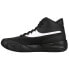 Фото #3 товара Puma Triple Mid Basketball Mens Black Sneakers Athletic Shoes 376451-09
