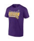 Фото #4 товара Men's Purple Minnesota Vikings 2022 NFC North Division Champions Big and Tall Divide and Conquer T-shirt