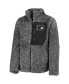 ფოტო #3 პროდუქტის Big Girls Black Philadelphia Flyers Fan Gear Sherpa Full-Zip Jacket