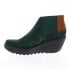 Фото #3 товара Fly London Yego YEGO400FLY-005 Womens Green Suede Ankle & Booties Boots