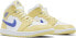 Фото #2 товара [BQ6472-701] Womens Air Jordan RETRO 1 MID 'LEMON WASH LAPIS'