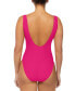 Women's Scoop-Neck Athletic One-Piece Swimsuit