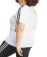 Plus Size Essentials Slim 3-Stripes T-Shirt