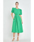 Фото #1 товара Women's Striped Cutout Maxi Dress