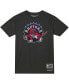 Men's and Women's Black Toronto Raptors Hardwood Classics MVP Throwback Logo T-shirt