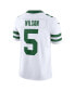 ფოტო #2 პროდუქტის Nike Men's Garrett Wilson Legacy White New York Jets Vapor F.U.S.E. Limited Jersey