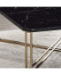 Фото #6 товара Steve Silver Daxton 31.5" Faux Marble Square Cocktail Table