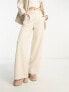 Фото #4 товара Object wide leg trouser co-ord in sandshell