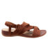 Фото #1 товара Softwalk Tieli S2109-236 Womens Brown Leather Strap Sandals Shoes