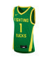 Big Boys #1 Green Oregon Ducks Team Replica Basketball Jersey