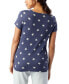 ფოტო #2 პროდუქტის Women's Ideal Printed Eco-Jersey T-shirt