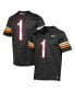 Фото #1 товара Men's #1 Black Maryland Terrapins Replica Football Jersey