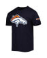 Фото #3 товара Men's Navy Denver Broncos Mash Up T-shirt