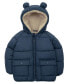 Baby Boys Baby Sherpa Fleece Lined Puffer Jacket 6-24M Синий, 18-24 Месяца - фото #1