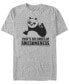 Фото #1 товара Kung Fu Panda Men's Po The Smell of Awesomeness Short Sleeve T-Shirt