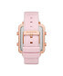 Фото #3 товара Women's Naylor Digital, Rose Gold-Tone Alloy Watch, Pink