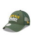 ფოტო #1 პროდუქტის Women's Green Green Bay Packers Team Trucker 9FORTY Snapback Hat