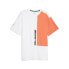 Puma Amg Statement Crew Neck Short Sleeve T-Shirt Mens White Casual Tops 6211910